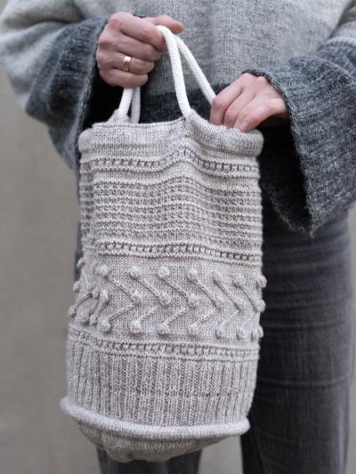 PRINTED knitting pattern for Ruke project bag