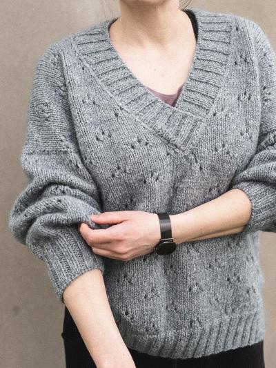 PRINTED Knitting pattern for Ruke Boxy sweater