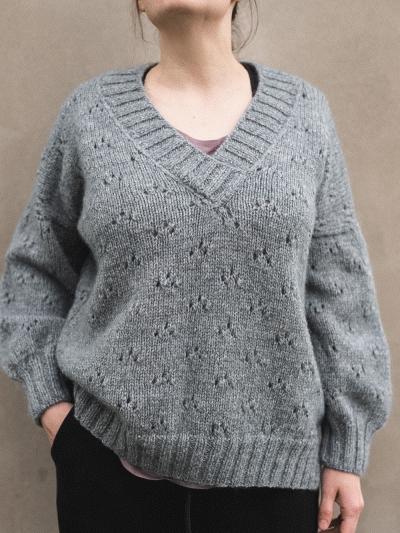 PRINTED Knitting pattern for Ruke Boxy sweater