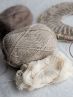 Ruke knit Semi-Wool yarn - Light beige (melange) (72), 100g