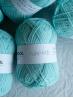 Ruke knit Semi-Wool yarn - Ice mint (19), 100g