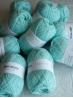 Ruke knit Semi-Wool yarn - Ice mint (19), 100g