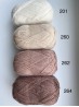 Ruke knit wool yarn, 100 g / 350 m - 3.5 oz / 383 yds, sport weight