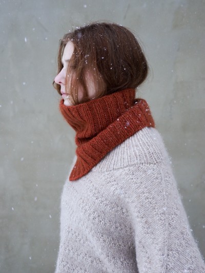 Ruke Forest halsvarmer – strikkeopskrift (PDF)