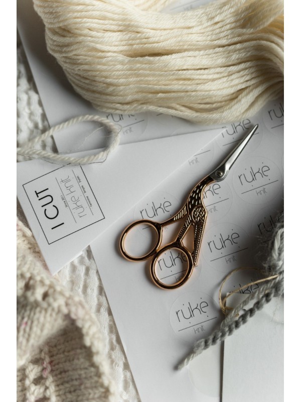 Knitting scissors stork 11.5cm Curry