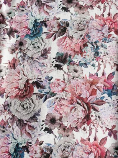 Lining with Red flowers