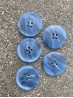 Ruke Bioresin buttons, blue