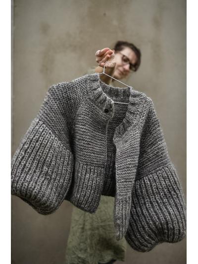 PRINTED Knitting pattern for Grey sheep jacket