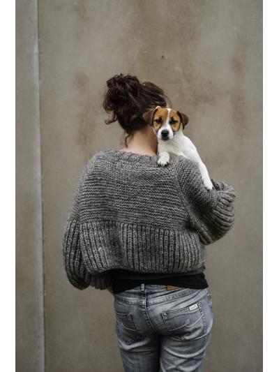 PRINTED Knitting pattern for Grey sheep jacket