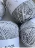 Ruke knit Semi-Wool yarn - Silver grey (22), 100g