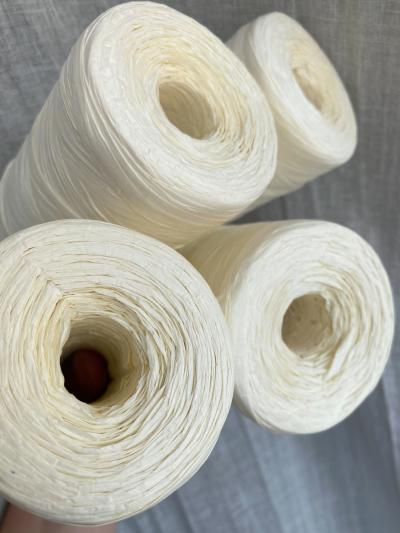 Ruke knit Raffia yarn - Milk White (08), 200g