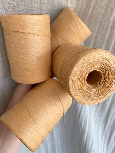 Ruke knit Raffia yarn - Tan (39), 200g