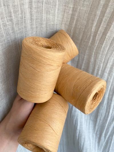 Ruke knit Raffia yarn - Tan (39), 200g