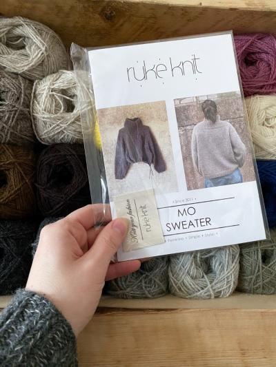 PRINTED Knitting pattern for MO sweater