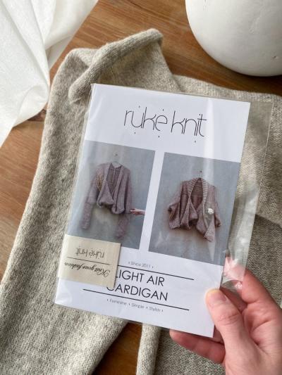 PRINTED Knitting pattern for Light air cardigan