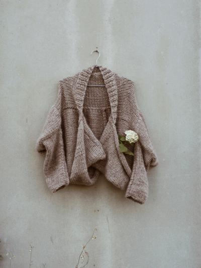 PRINTED Knitting pattern for Light air cardigan
