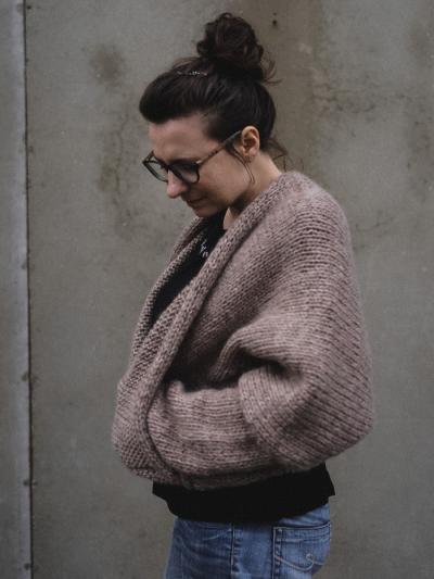 PRINTED Knitting pattern for Light air cardigan