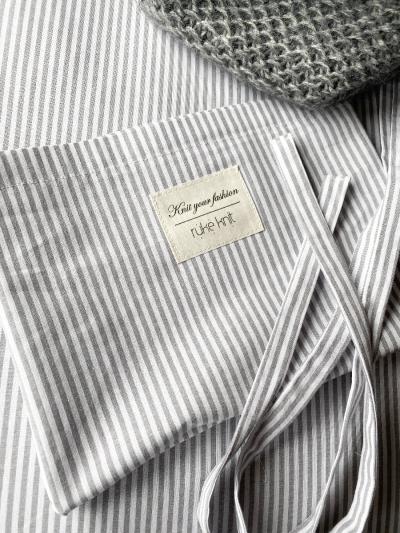 Lining for Ruke clutch bag - striped, M size