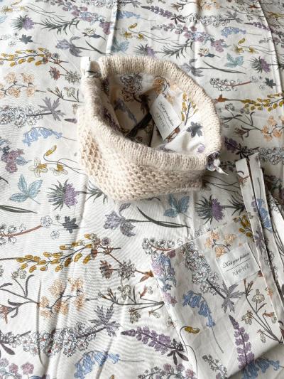 Lining for Ruke clutch bag - flowered, M size