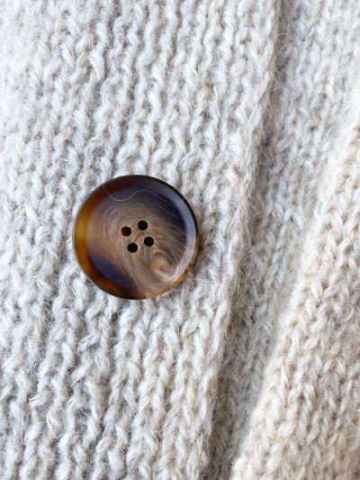 Ruke Bioresin buttons, brown