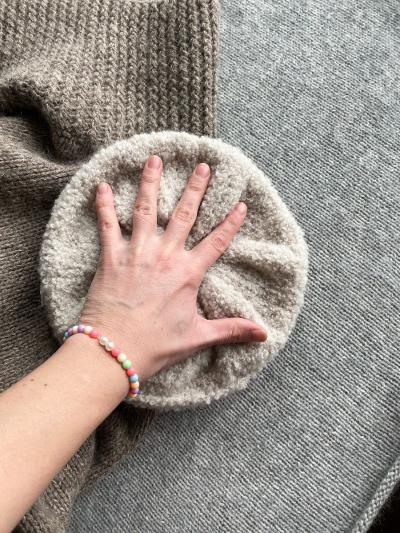 PRINTED Knitting pattern for Ruke moon bag