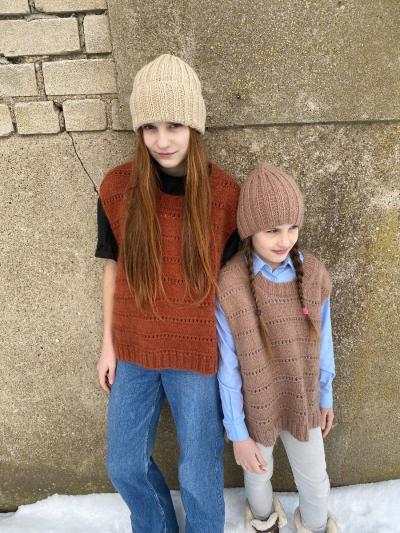 Printed Knitting pattern for Ruke dotty line 4 in 1