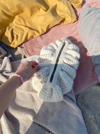 PRINTED Knitting pattern for Monday clutch bag