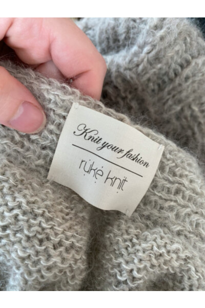 Printed textile label Knit your fashion