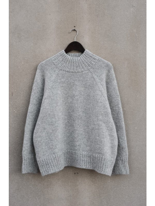 Danks strikkeopskrift uldent Maya sweater Ruke knit